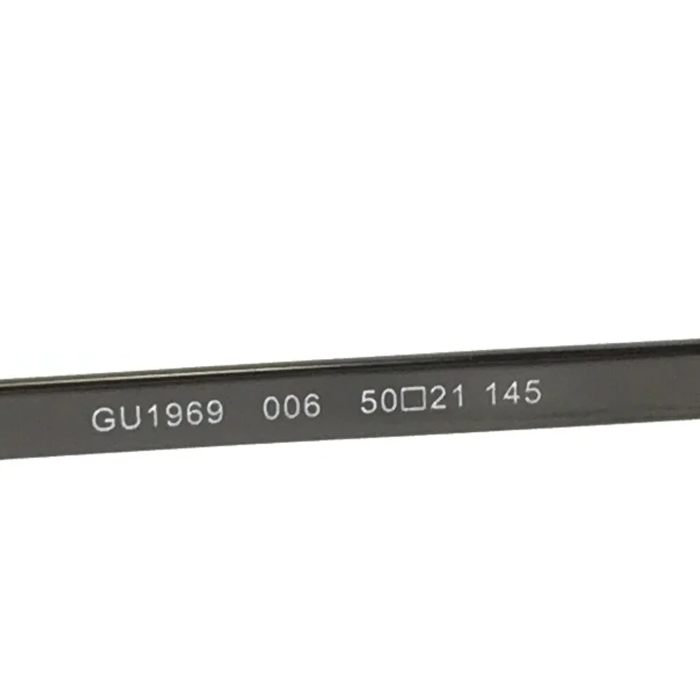 Guess Eyeglasses Frames GU1969 006 Grey Round Full Wire Rim 50-21-145